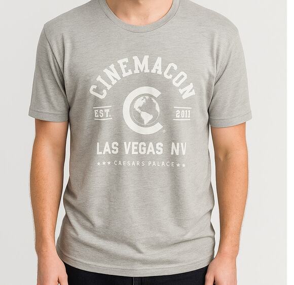 Hanes Other - Hanes XL Nano T Cinemacon Las Vegas Gray Mens Short Sleeve T-Shirt